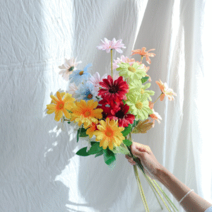 Bunga Palsu Daisy 1 tangkai 6 kuntum